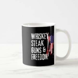 Taza De Café Armas De Robo De Whiskey Y Libertad Guay Whiskey F