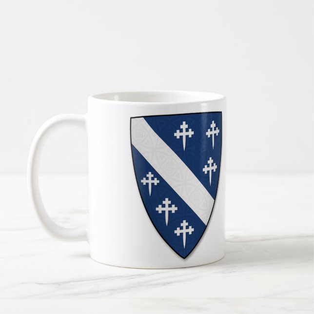 Taza De Café Armas Del Clan Cheyne De Escocia (Izquierda)