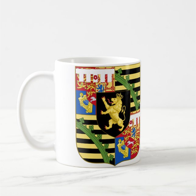 Taza De Café Armas Del Rey Leopoldo I De Bélgica (Izquierda)