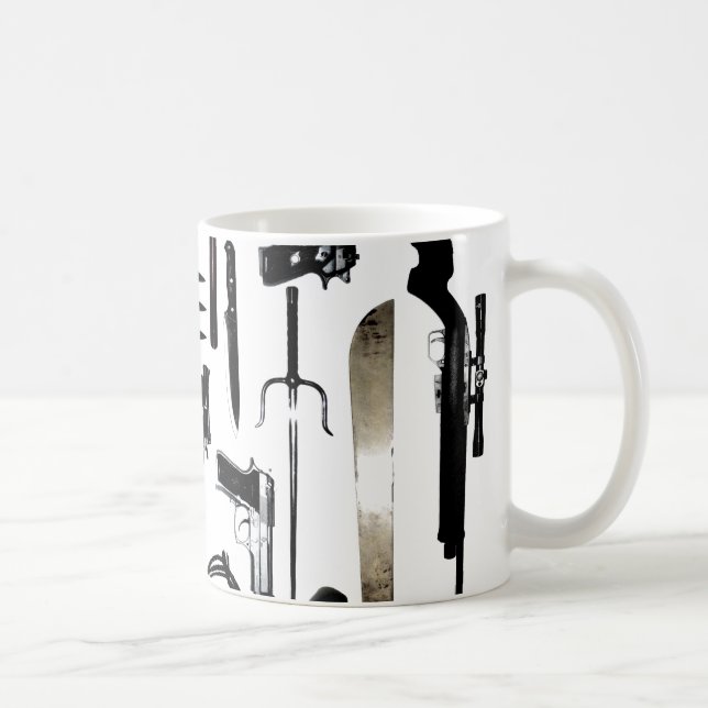 Taza De Café Armas del zombi (Derecha)