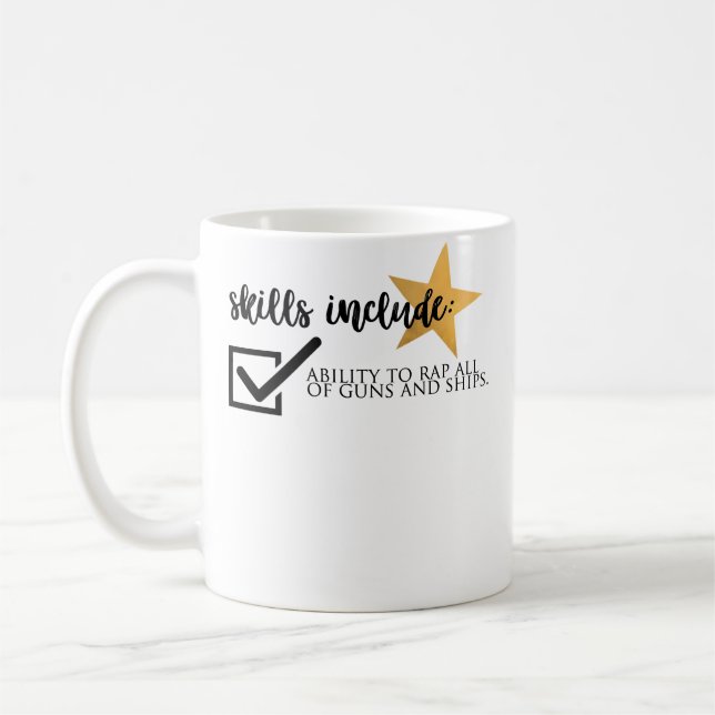 Taza De Café Armas y Barcos (Izquierda)