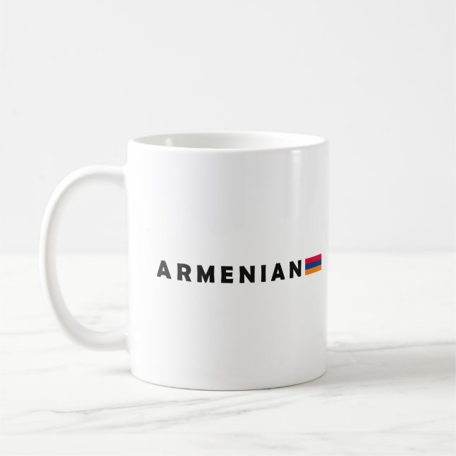 Taza De Café Armenia, diseño armenio (Izquierda)