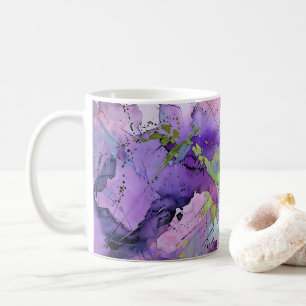 Taza De Café "Armonía caótica" Arte abstracto contemporáneo