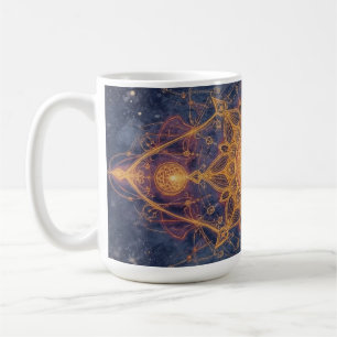 Taza De Café Armonía Celestial – Portal de la Luz Sagrada