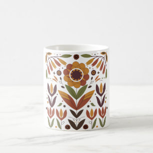Taza De Café Armonía de la floración otoñal