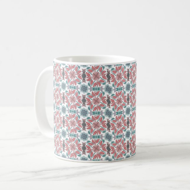 Taza De Café Armonía en Patrones (Anverso izquierdo)