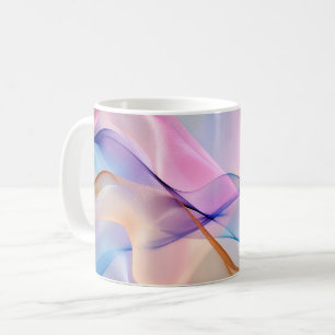 Taza De Café Armonía Fluida en Movimiento