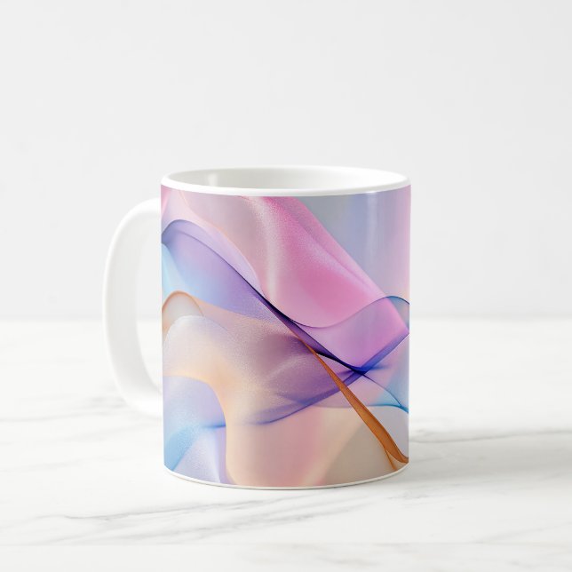 Taza De Café Armonía Fluida en Movimiento (Anverso izquierdo)