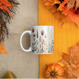 Taza De Café 🌿 ✨ Armonía Hérbal Tierra ✨ 🌿