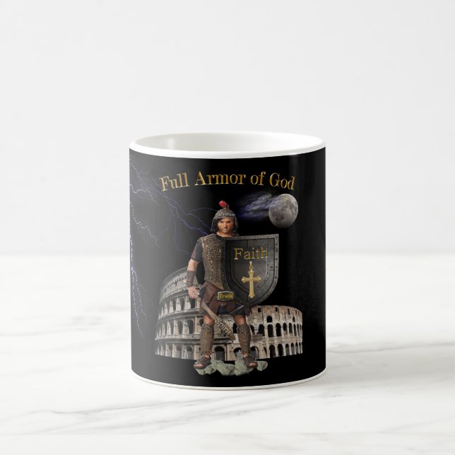 Taza De Café Armor completo de DIOS (Centro)