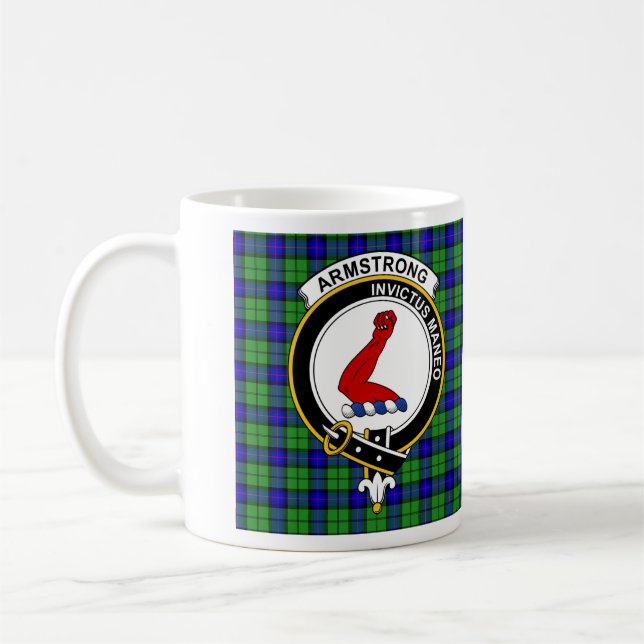 Taza De Café Armstrong Clan Badge Coffee Mug (Izquierda)
