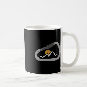 Taza De Café Arnés de escalada en roca con mosquetón de montaña