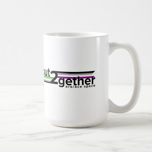 Taza De Café Aro/ace Space mug (Derecha)