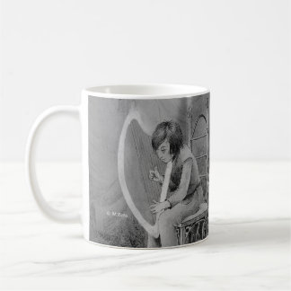 Taza De Café Arpa del claro de luna, tocada para el rey del