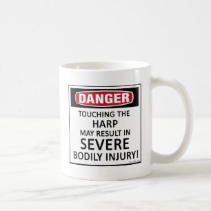 Taza De Café Arpa del peligro