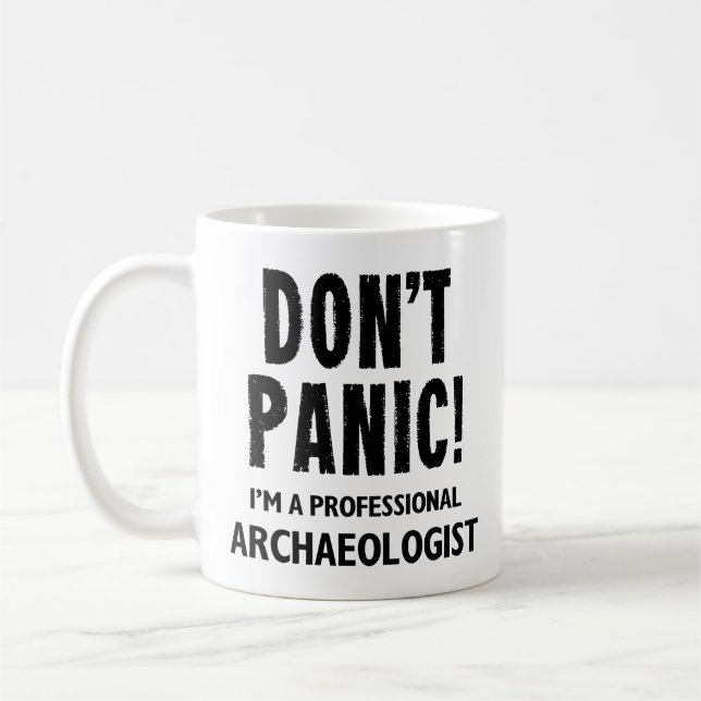 Taza De Café Arqueólogo (Izquierda)