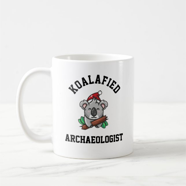 Taza De Café Arqueólogo Koalafied (Izquierda)