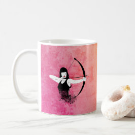 Taza De Café Arquera femenina