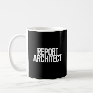 Taza De Café Arquitecto de Informes Profesional de Narración