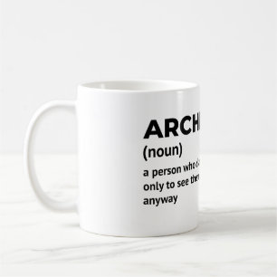 Taza De Café Arquitecto - Definición divertida de trabajo