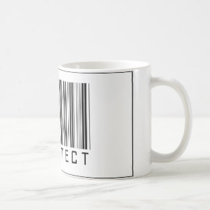 Taza De Café Arquitecto del código de barras
