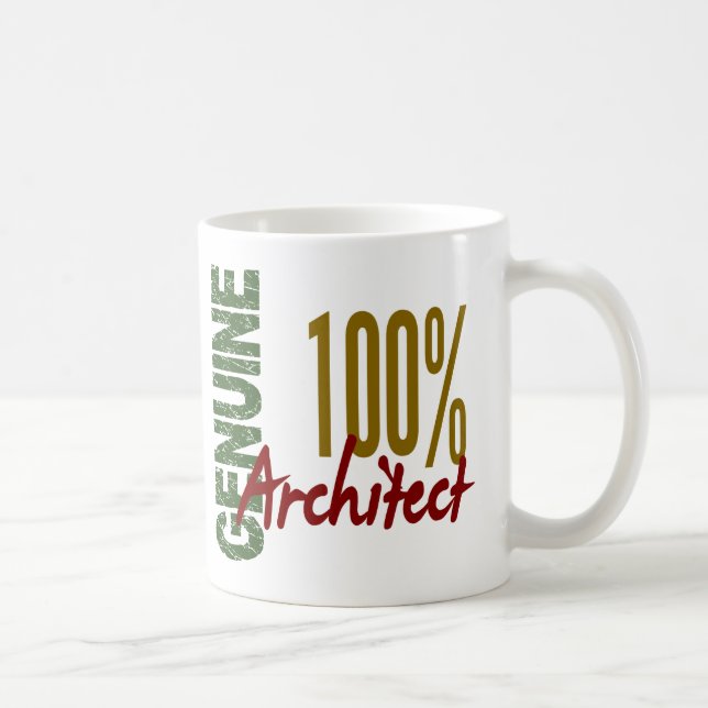 Taza De Café Arquitecto el 100% auténtico (Derecha)