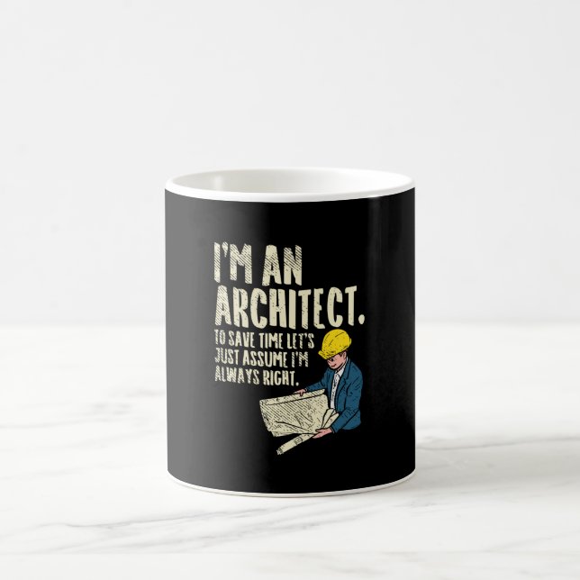 Taza De Café Arquitecto - Soy arquitecto (Centro)