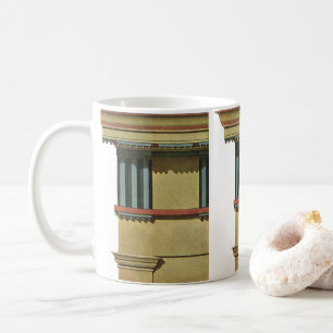 Taza De Café Arquitectura Clásica Vintage, Entablamento de Temp