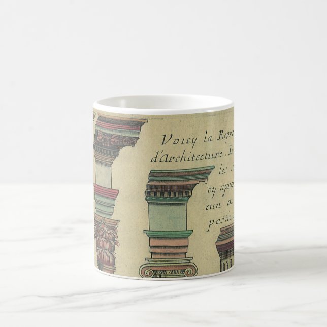 Taza De Café Arquitectura de época, los 5 pedidos arquitectónic (Centro)