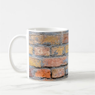 Taza De Café Arquitectura de fondo de textura de pared de ladri