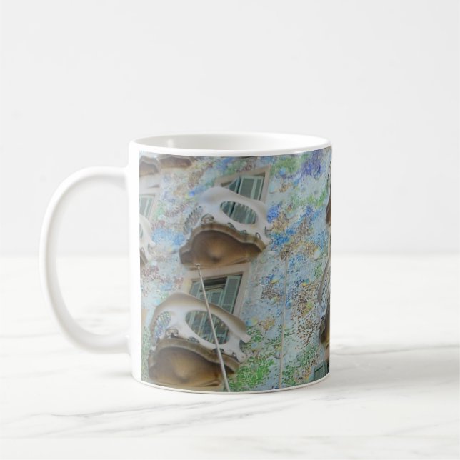 Taza De Café Arquitectura de Gaudi Barcelona (Izquierda)
