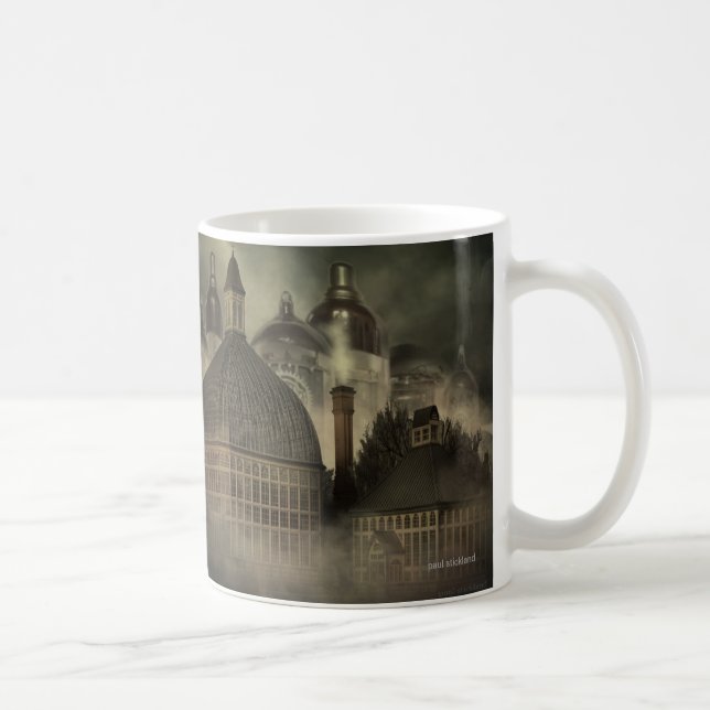 Taza De Café Arquitectura de la fantasía de Steampunk - los (Derecha)