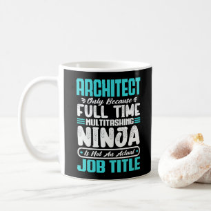 Taza De Café Arquitectura divertida de la carrera profesional e