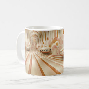 Taza De Café Arquitectura espacial futurista, que combina forma