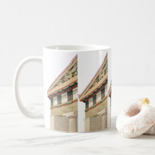 Taza De Café Arquitectura Griega Antigua, Templo de Atenea