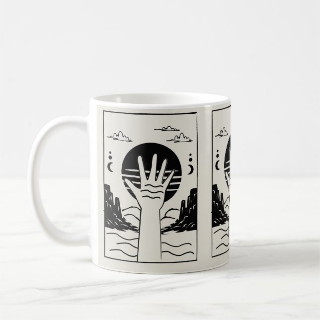 Taza De Café Arraigada (Izquierda)