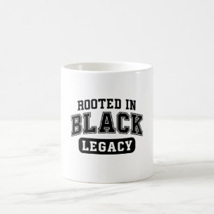 Taza De Café Arraigado en el Legado Negro – Diseño de Historia