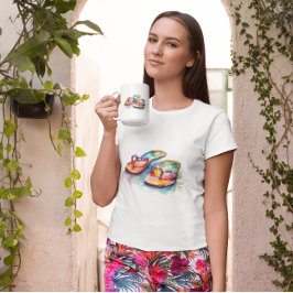 Taza De Café Arrecifes de arrecife Arco Arcoiris Flip Flags