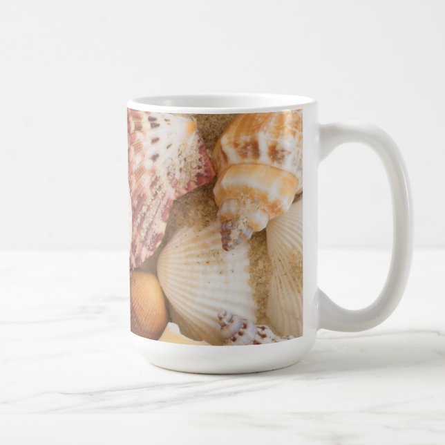 Taza De Café Arreglo del Seashell (Derecha)