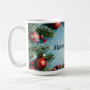 Taza De Café Arreglo Navideño Festivo