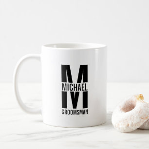 Taza De Café Arreglos Personalizados Modernos para Padrinos con