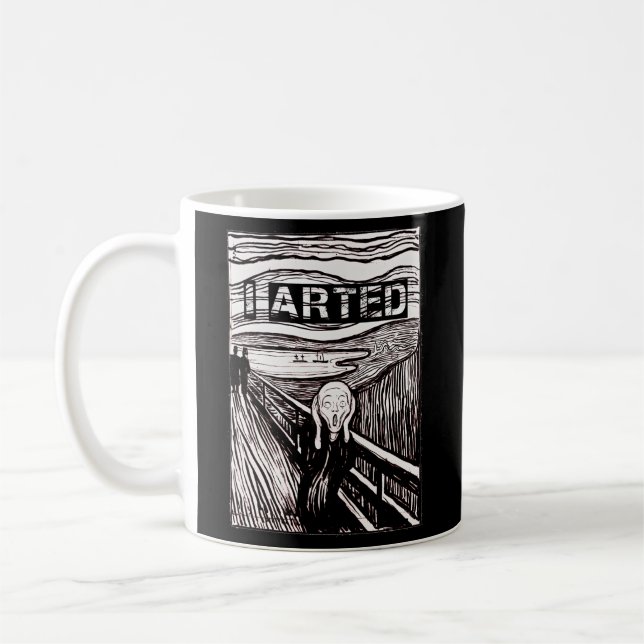 Taza De Café Arrepito Con Los Maestros Pintando El Grito (Izquierda)