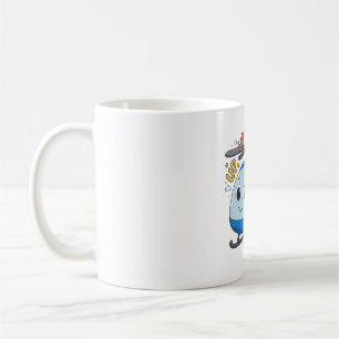 Taza De Café Arriba Arriba Y Lejos Helicóptero Lindo Niños