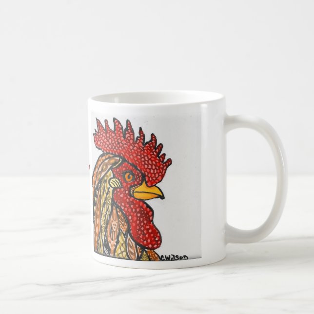 Taza De Café Arriba con las gallinas (Derecha)