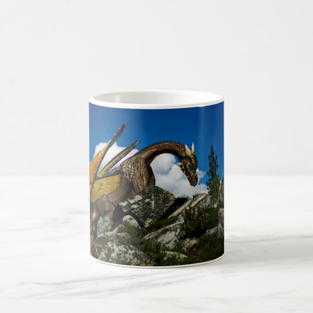 Taza De Café Arriba de la colina Mug (Centro)
