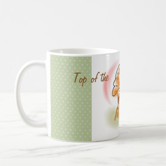 Taza De Café Arriba del Muffin Mug (Izquierda)