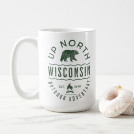 Taza De Café Arriba del norte de Wisconsin