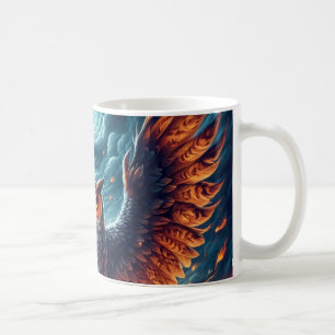Taza De Café Arriba y abajo - Arte de búho sabio