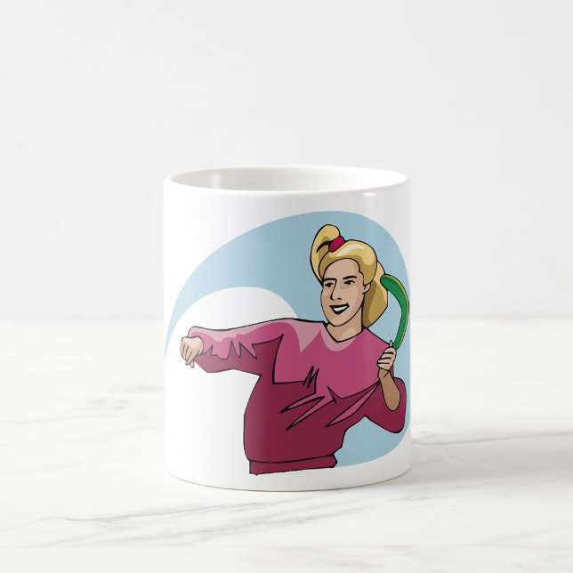 Taza De Café Arrojando Un Boomerang (Subido por el creador)