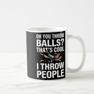 Taza De Café Arrojar Personas Artes Marciales Karate Yudo Diver